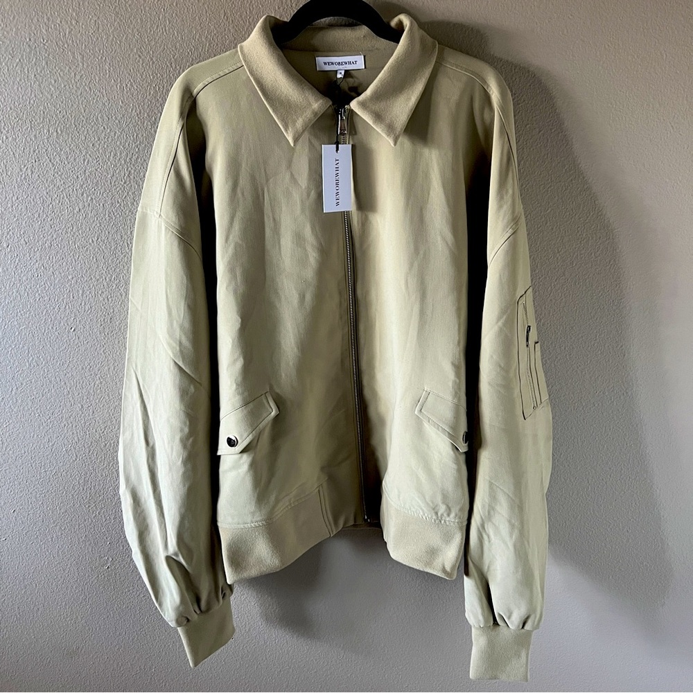 WeWoreWhat Twill Bomber Jacket